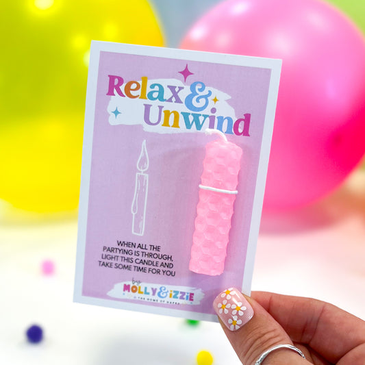 Relax & Unwind Candle - Birthday