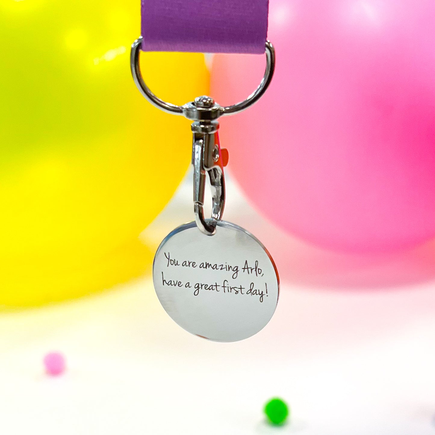 Back 2 School Personalised Medal - I Am Brave