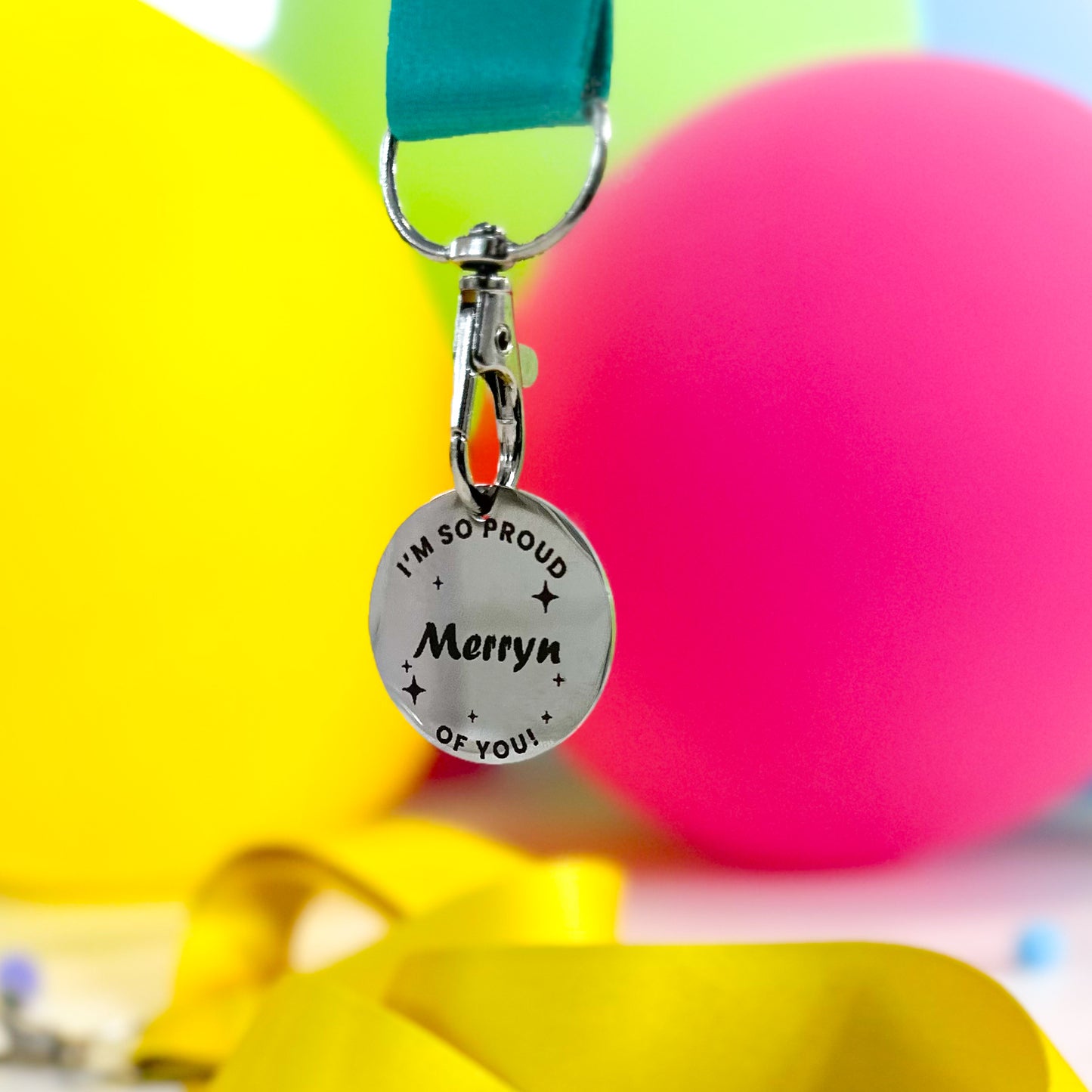 I'm So Proud Of You Personalised Medal