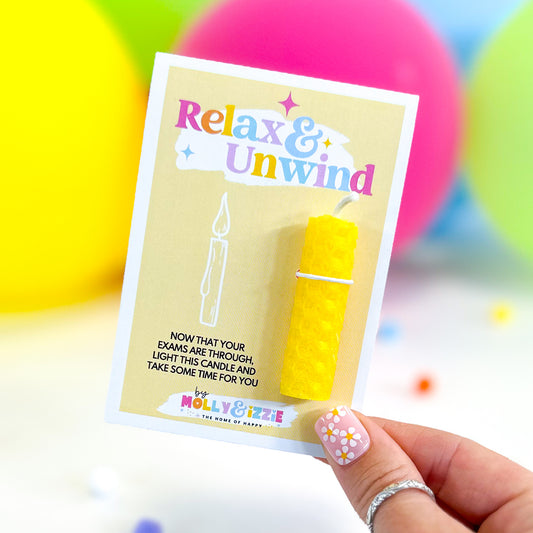 Relax & Unwind Candle - Finished Exams!