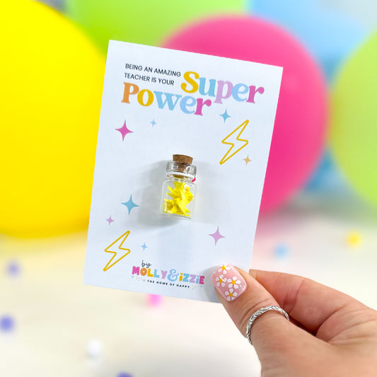Little Jar of Super Power For A Teacher