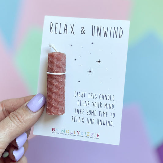 Relax & Unwind Candle - Brown