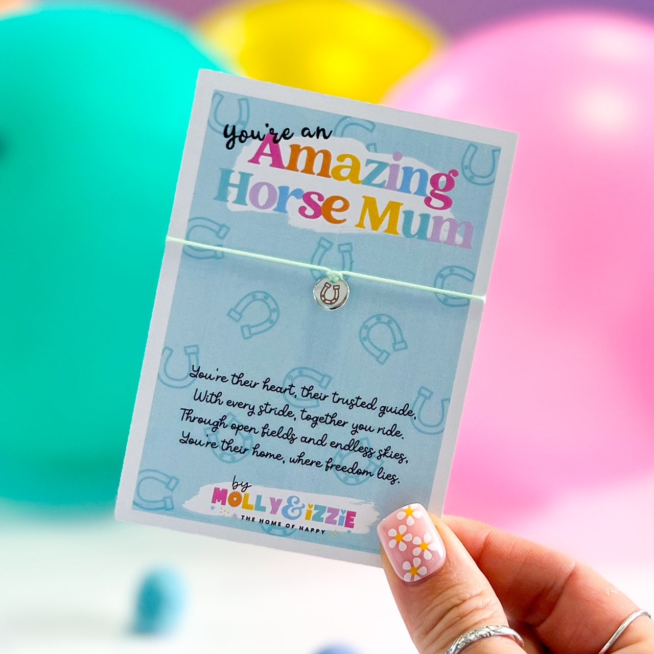 Amazing Horse Mum Charm Bracelet