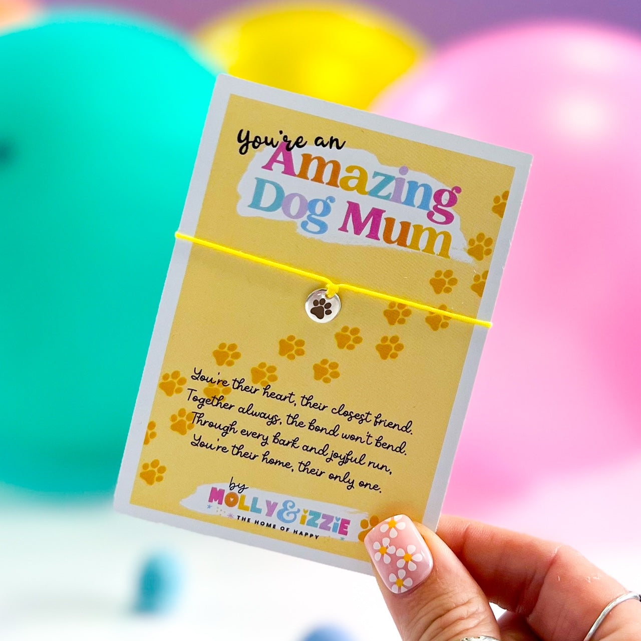 Amazing Dog Mum Charm Bracelet