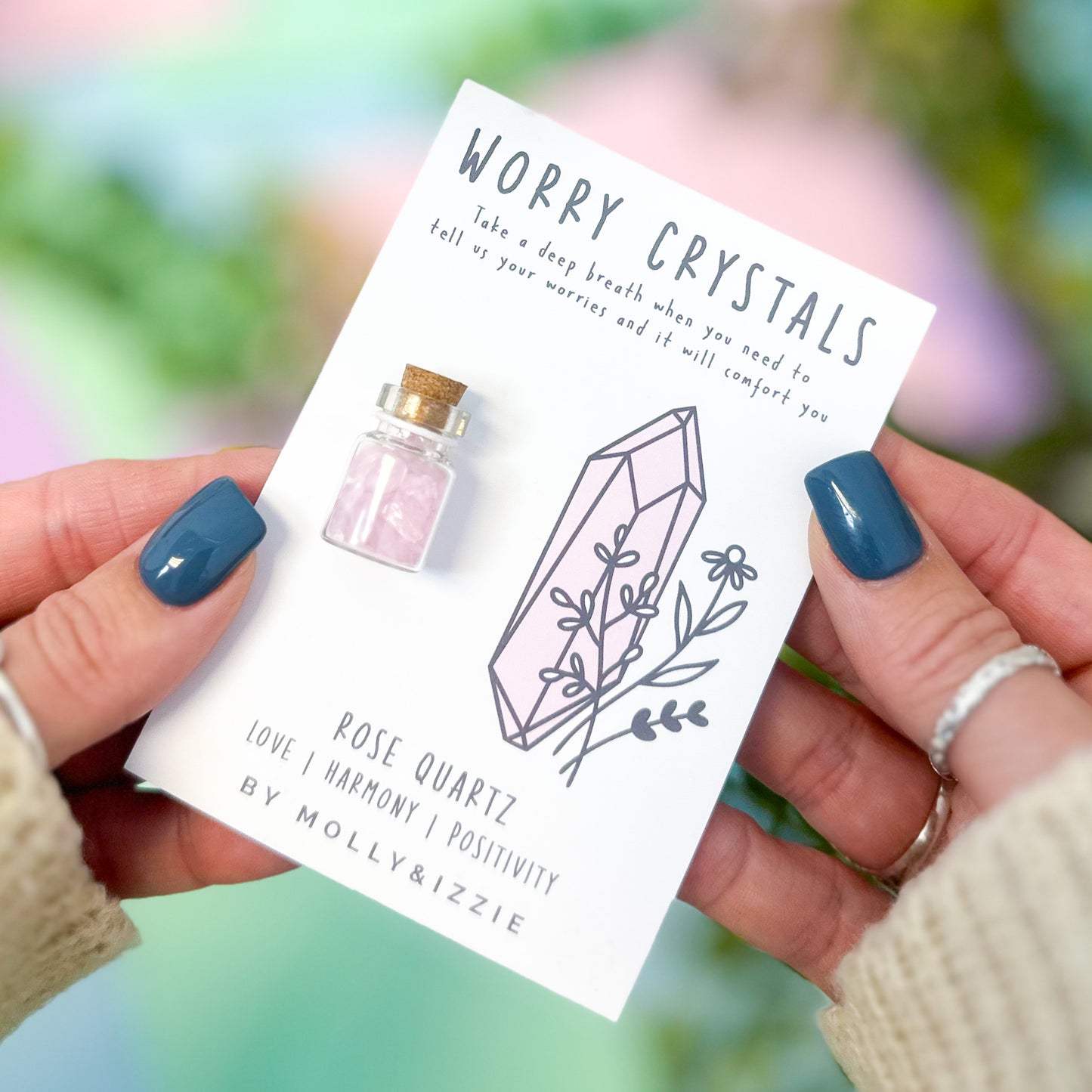 Rose Quartz Worry Crystals