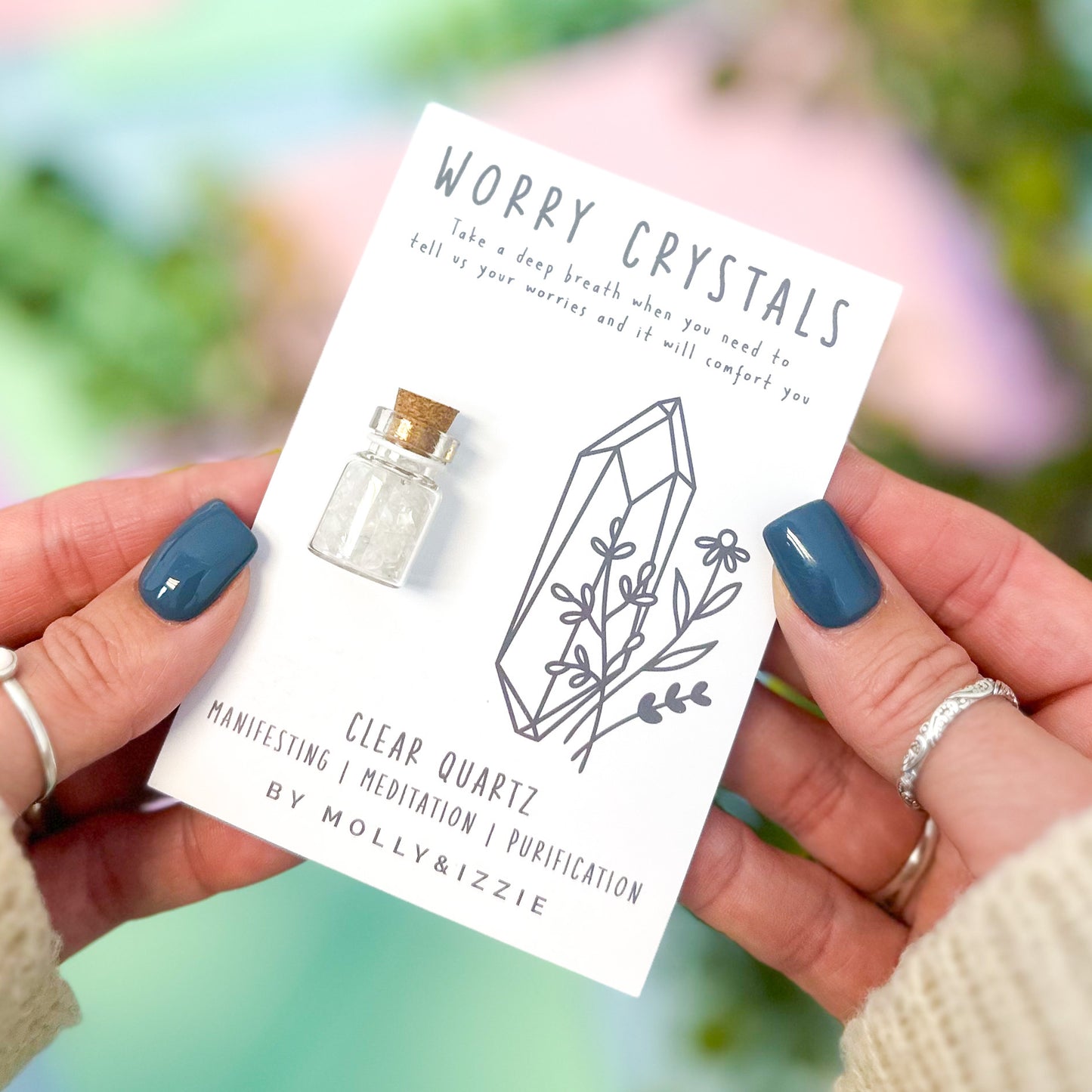 Clear Quartz Worry Crystals
