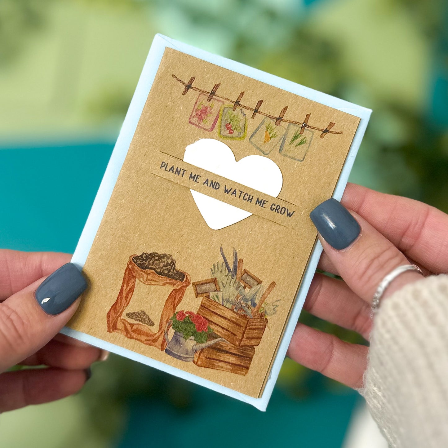 Potting Up Seed Card