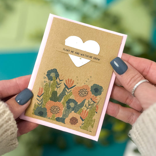 Poppy Meadow Seed Card