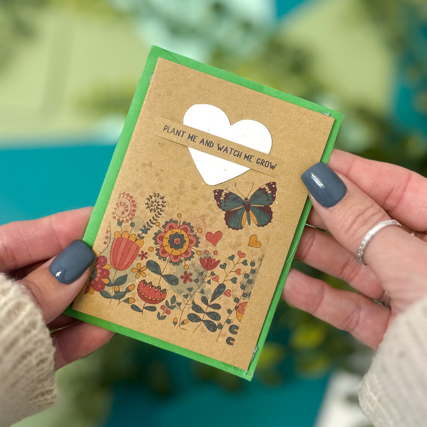 Butterfly Meadow Seed Card