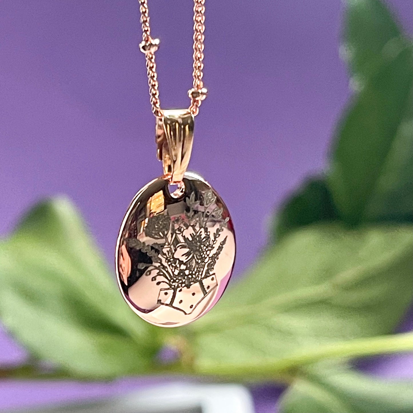Celebrate Women Rose Gold Necklace
