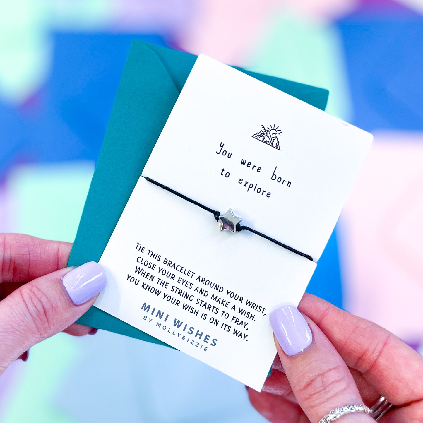 Born To Explore Mini Wish Bracelet