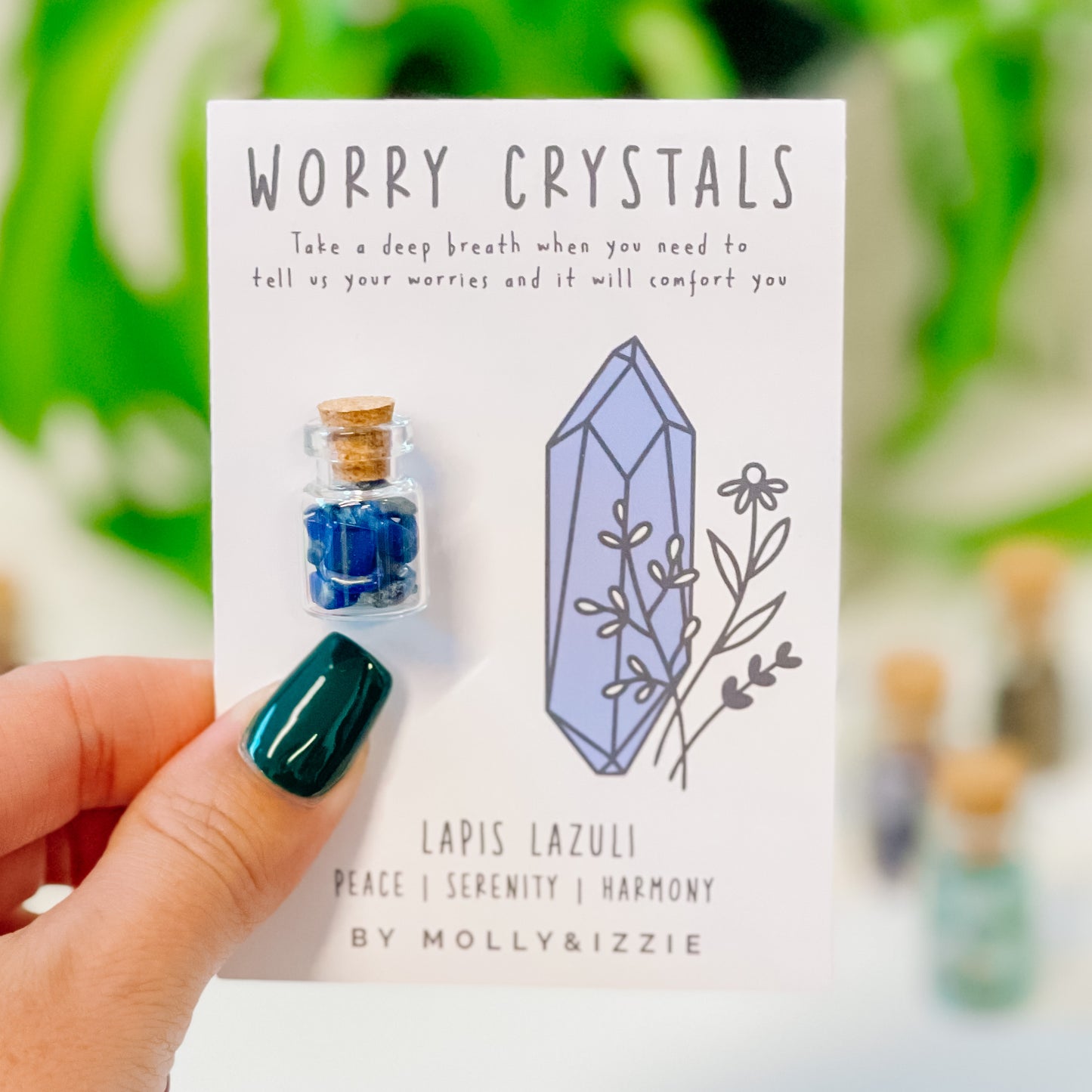 Lapis Lazuli Worry Crystals
