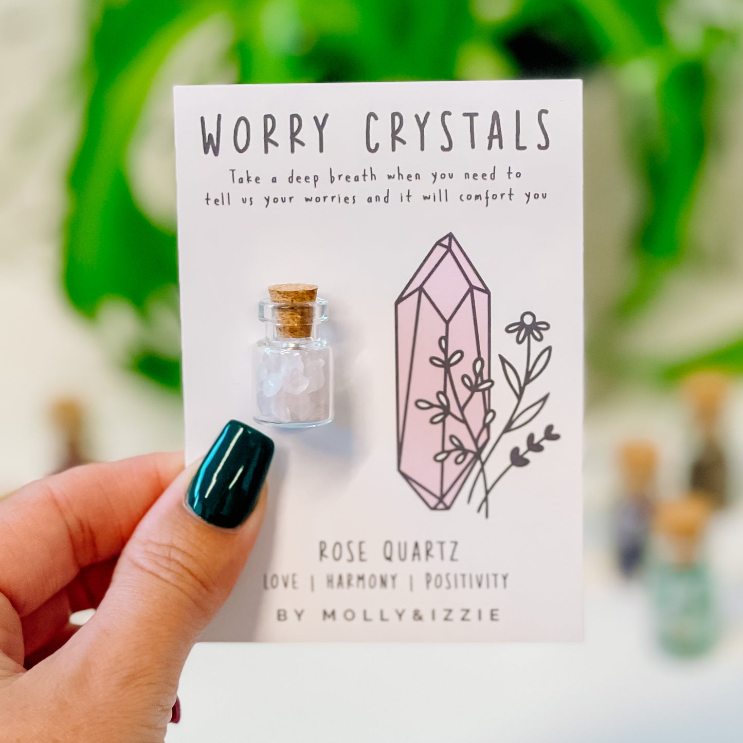 Rose Quartz Worry Crystals