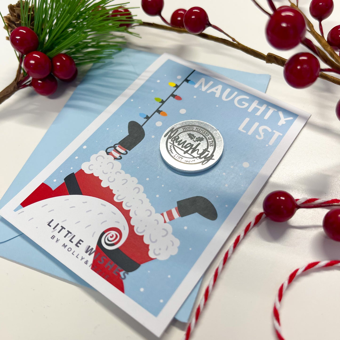 Personalised 'Naughty List' Coin
