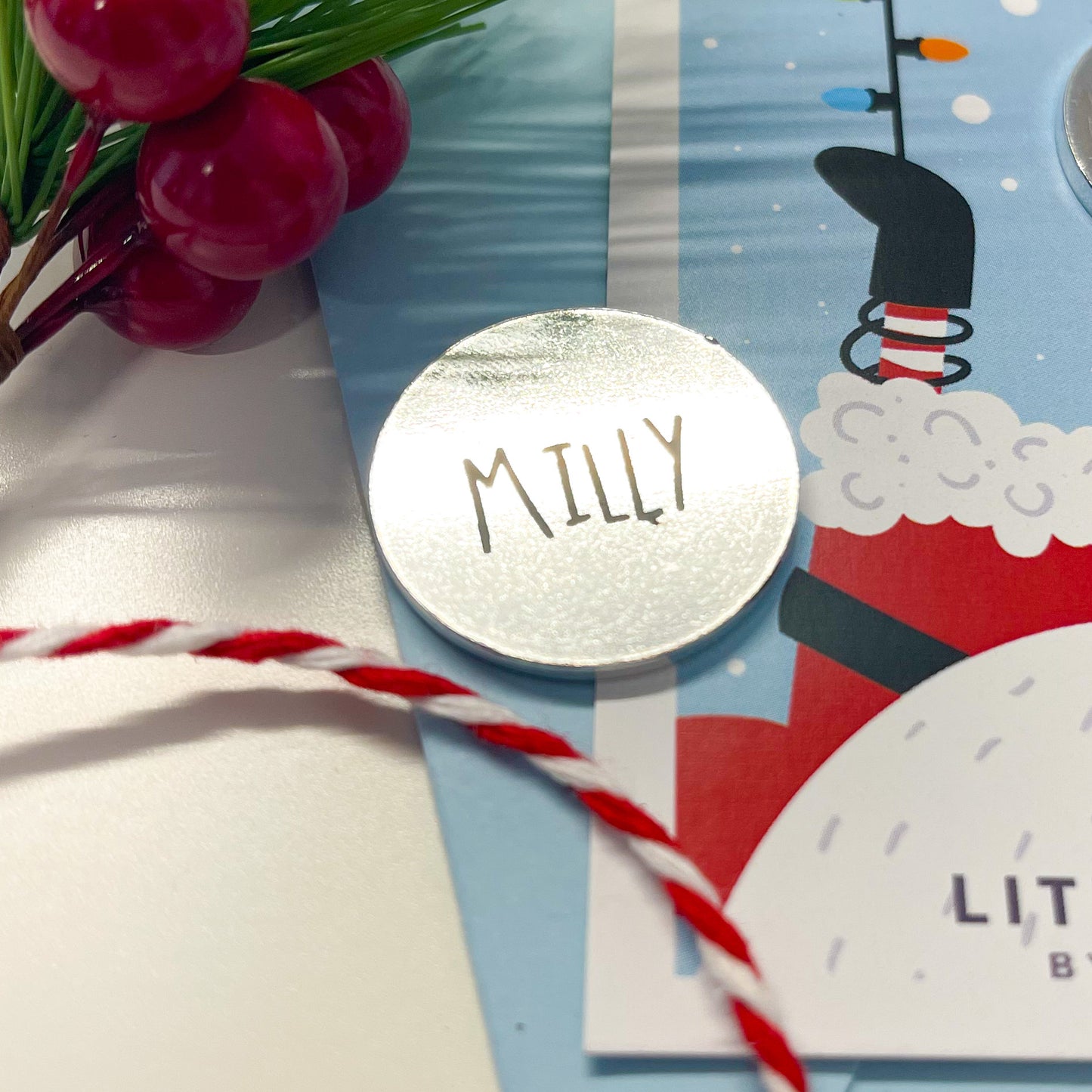 Personalised 'Naughty List' Coin