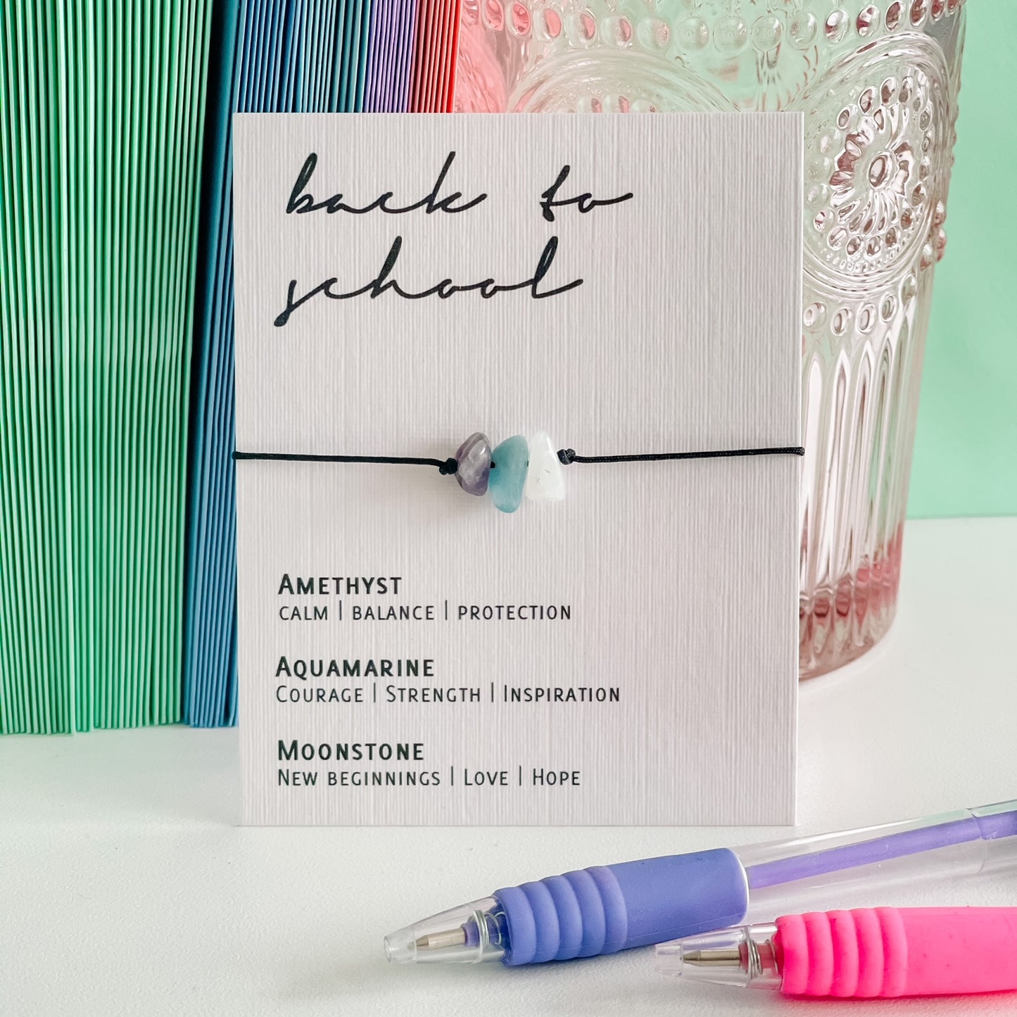 Back To School Crystal Bracelet