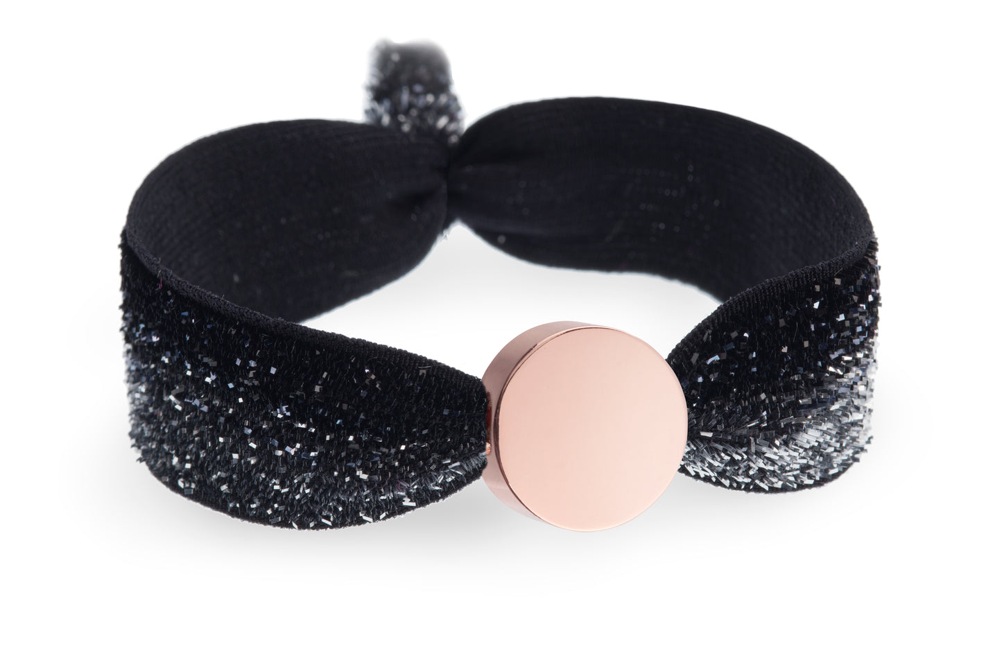 Black and Silver Ombre Glitter