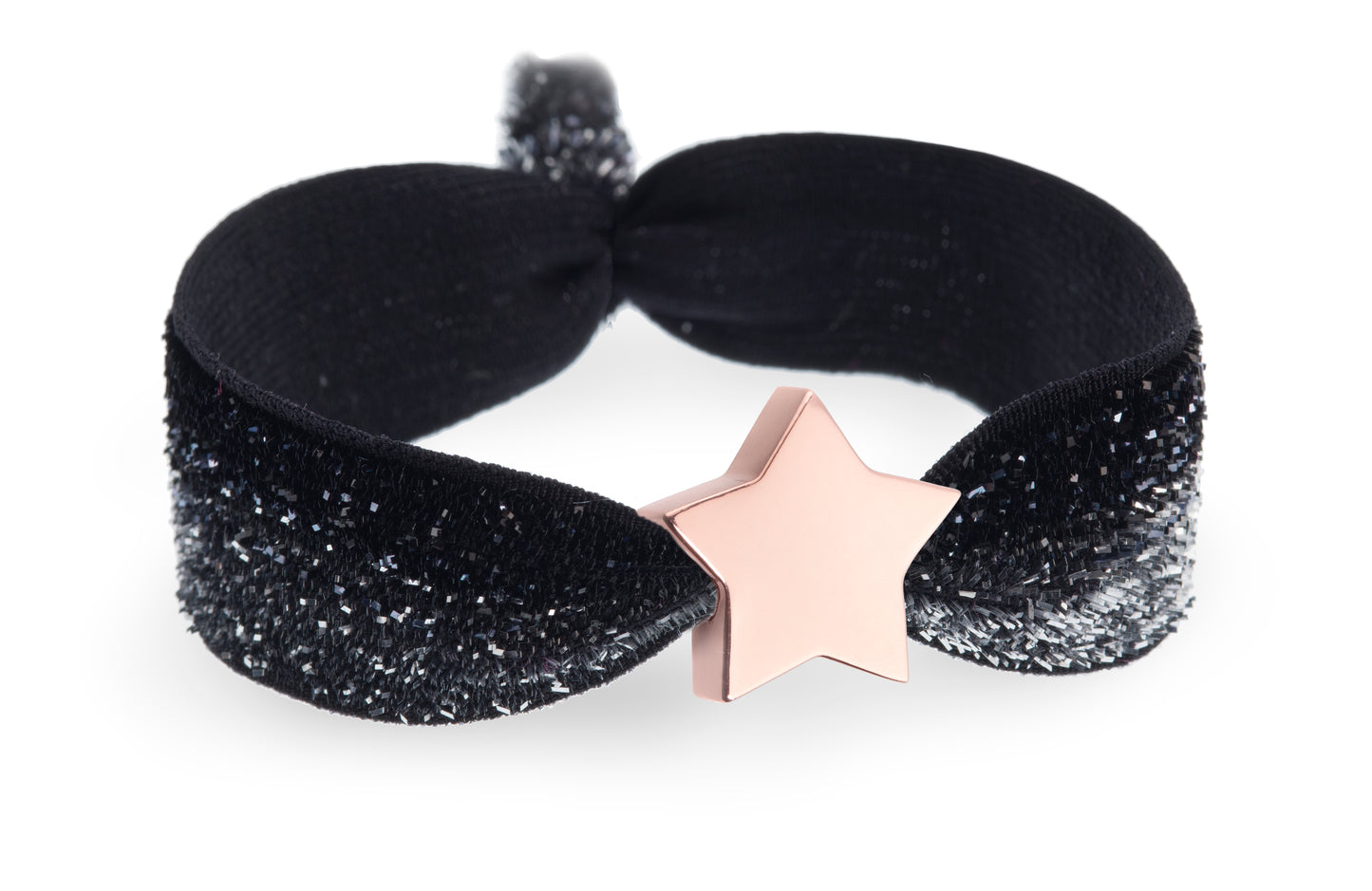 Black and Silver Ombre Glitter