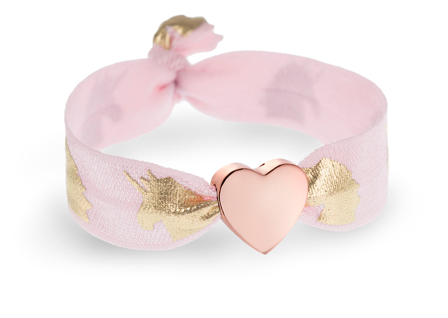 Soft Pink Unicorn Metallic Print