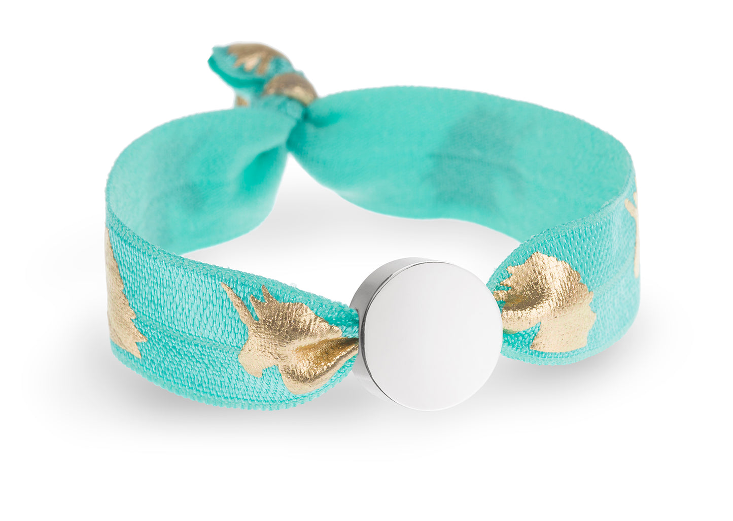 Turquoise Unicorn Metallic Print