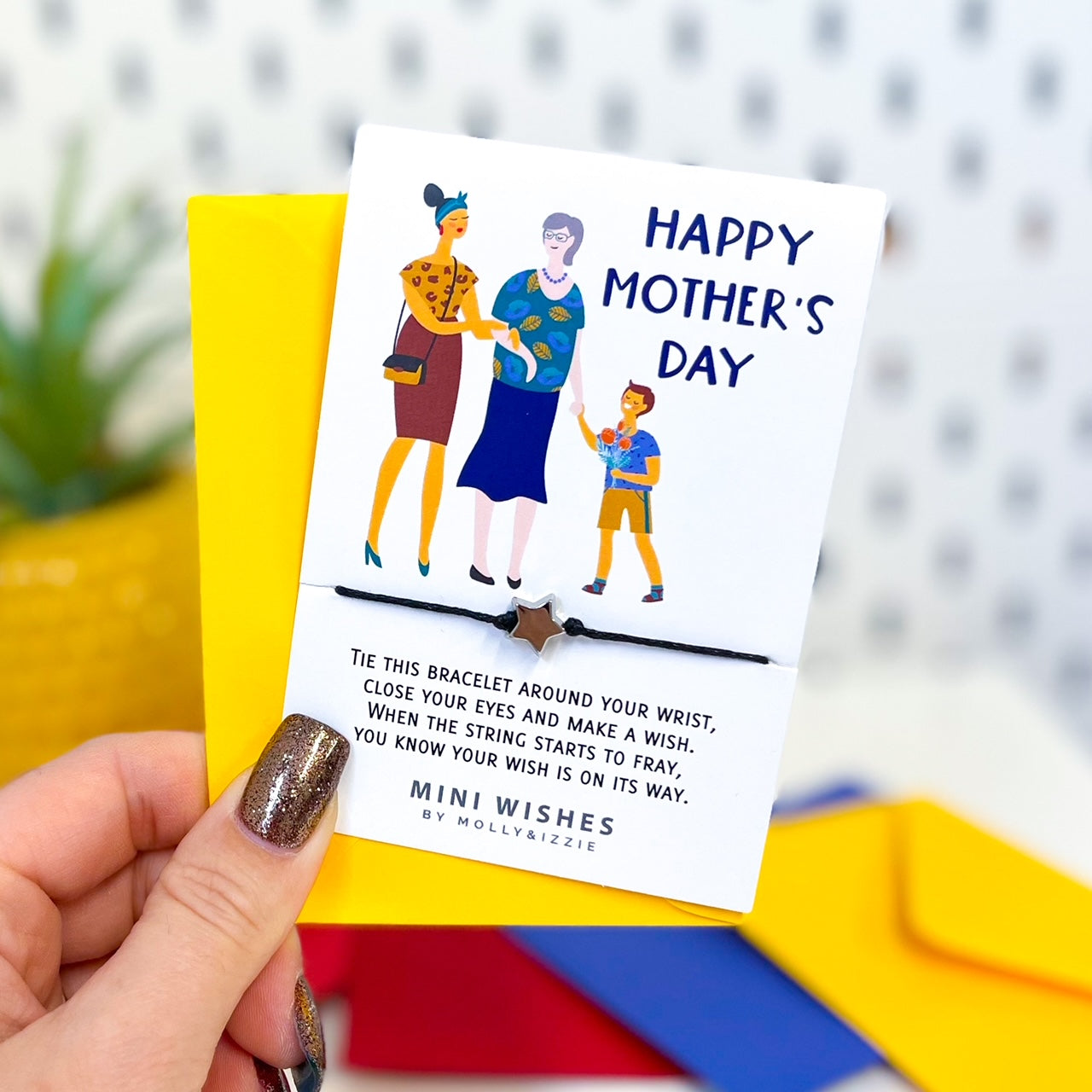 Happy Mother's Day Mini Wish Bracelet