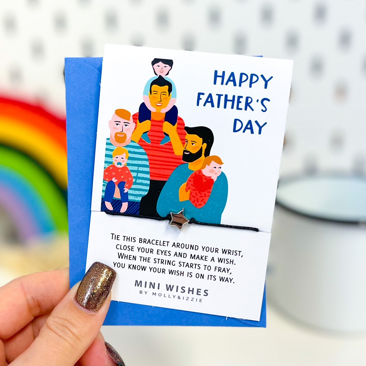 Happy Father's Day Mini Wish Bracelet