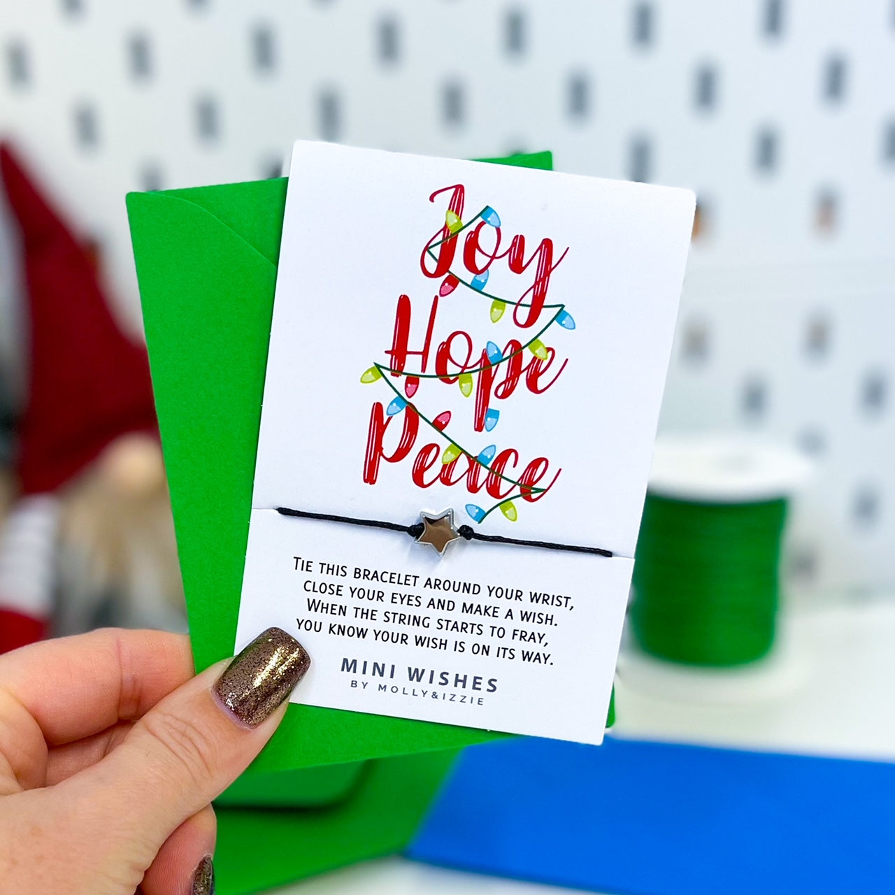 Hope Joy Peace Wish Bracelet