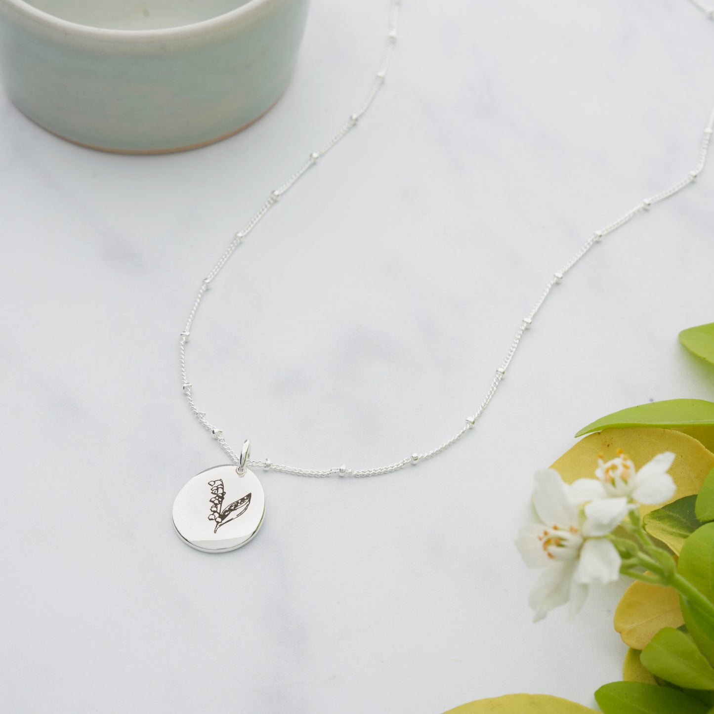 Birth Flower Necklace