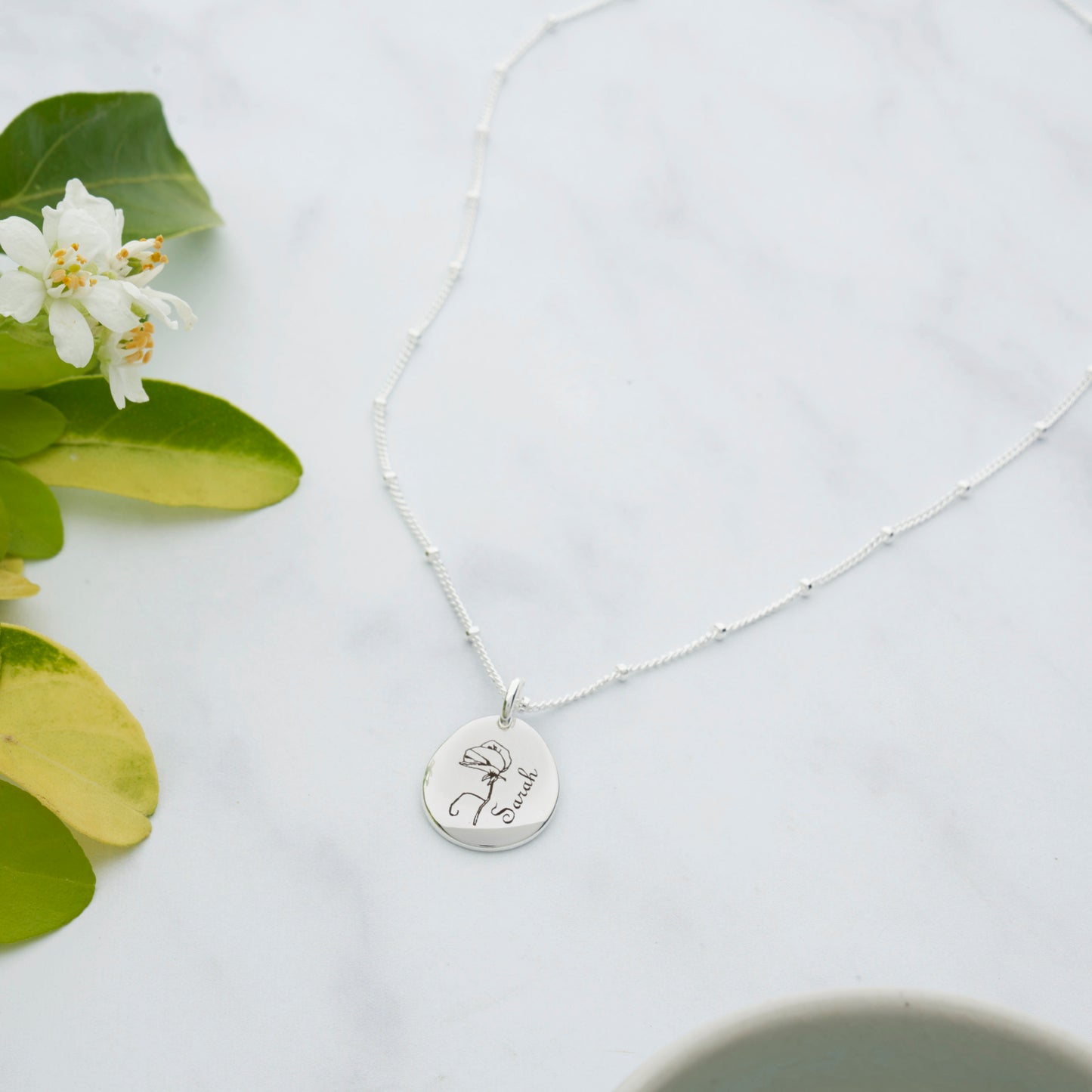 Birth Flower Necklace