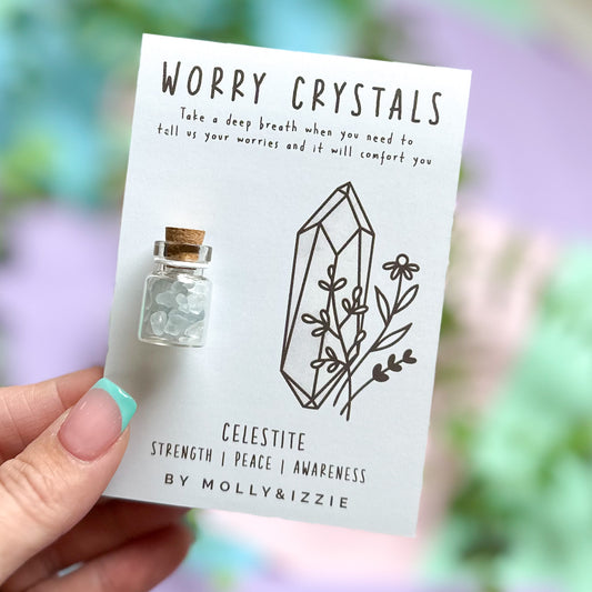 Celestite Worry Crystals