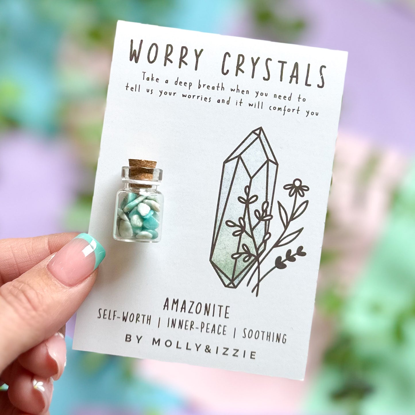 Amazonite Worry Crystals