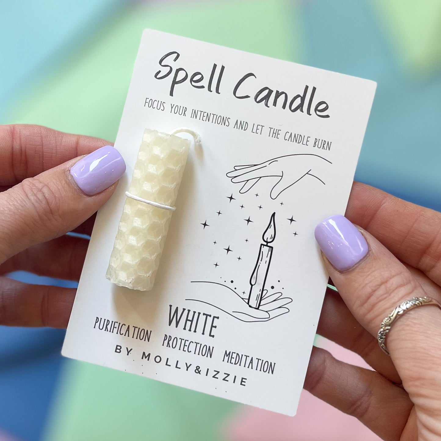 Spell Candle - White