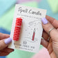 Spell Candle - Red