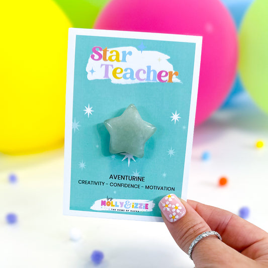 Star Teacher Aventurine Keepsake Star