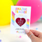 Teacher Keepsake Heart Token