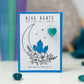 Blue Agate Heart Stone