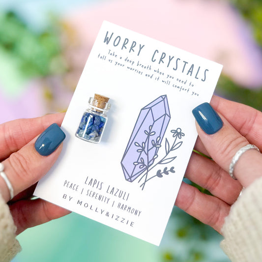Lapis Lazuli Worry Crystals
