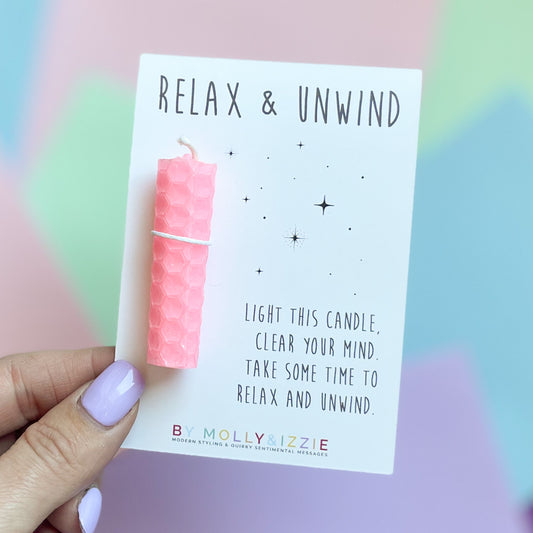 Relax & Unwind Candle - Pink