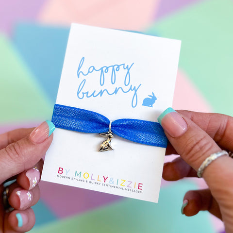 Happy Bunny Stretch Charm Bracelet