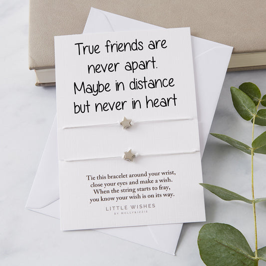 True Friends Double Wish Bracelet Gift