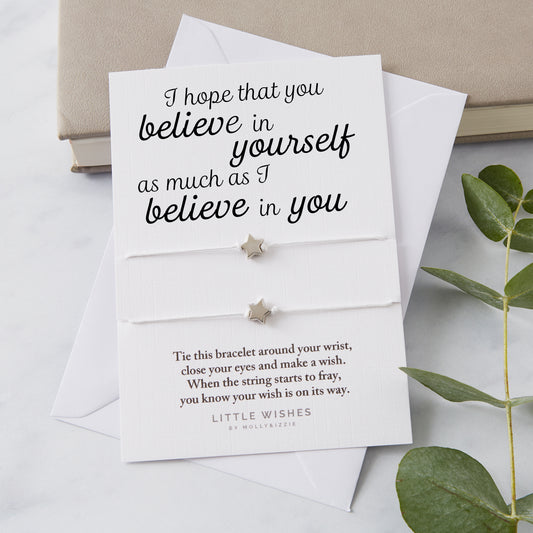 Believe In You Double Wish Bracelet Gift