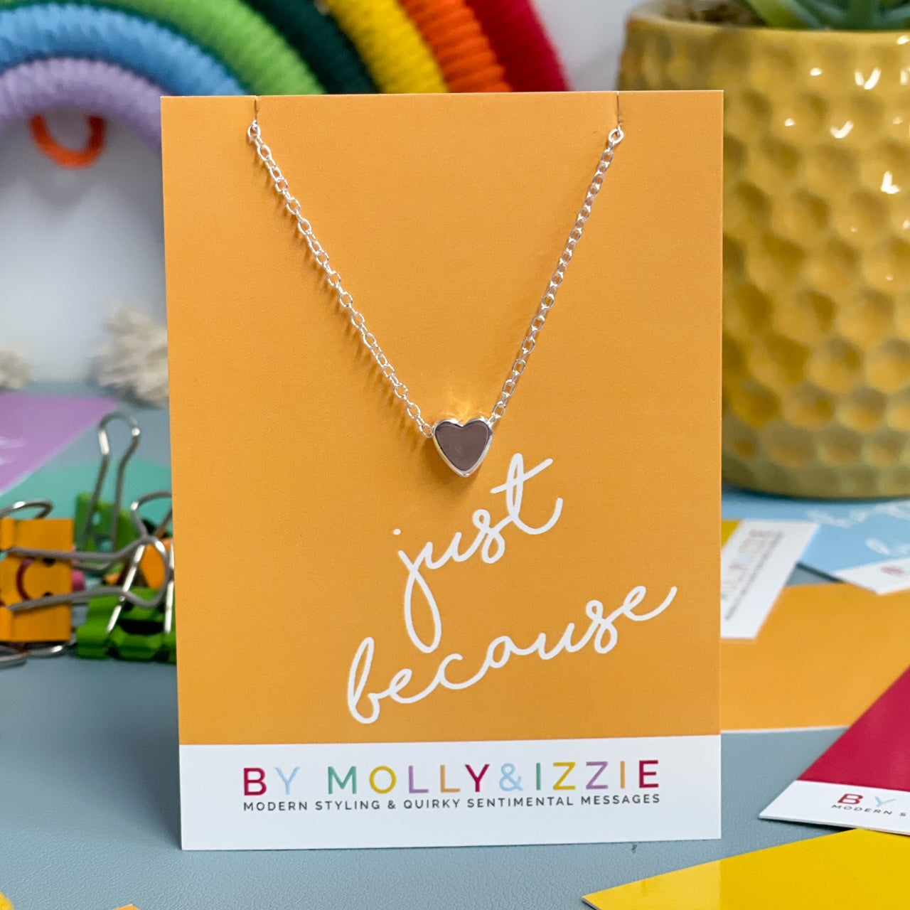 Just Because  - Heart Necklace