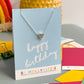 Happy Birthday  - Heart Necklace