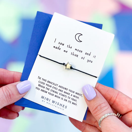 I Saw The Moon Mini Wish Bracelet