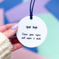 Make A Wish Ceramic Disc Decoration