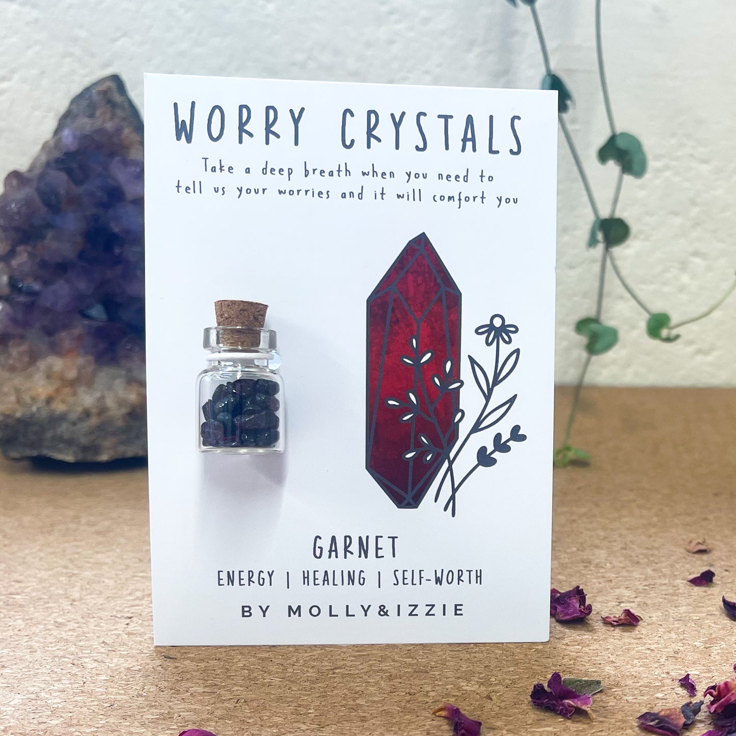 Garnet Worry Crystals