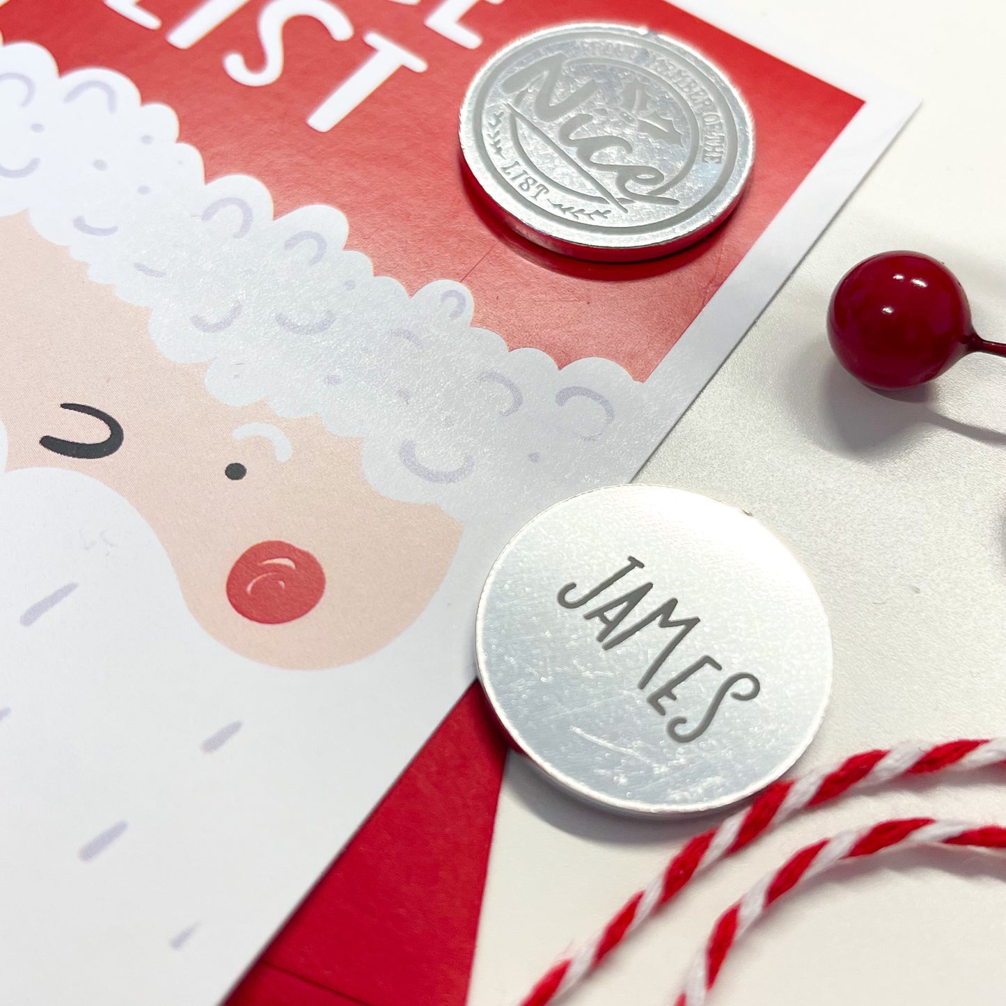 Personalised 'Nice List' Coin