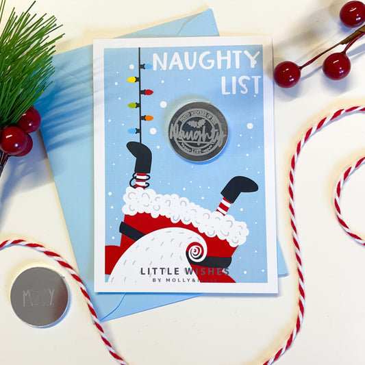 Personalised 'Naughty List' Coin