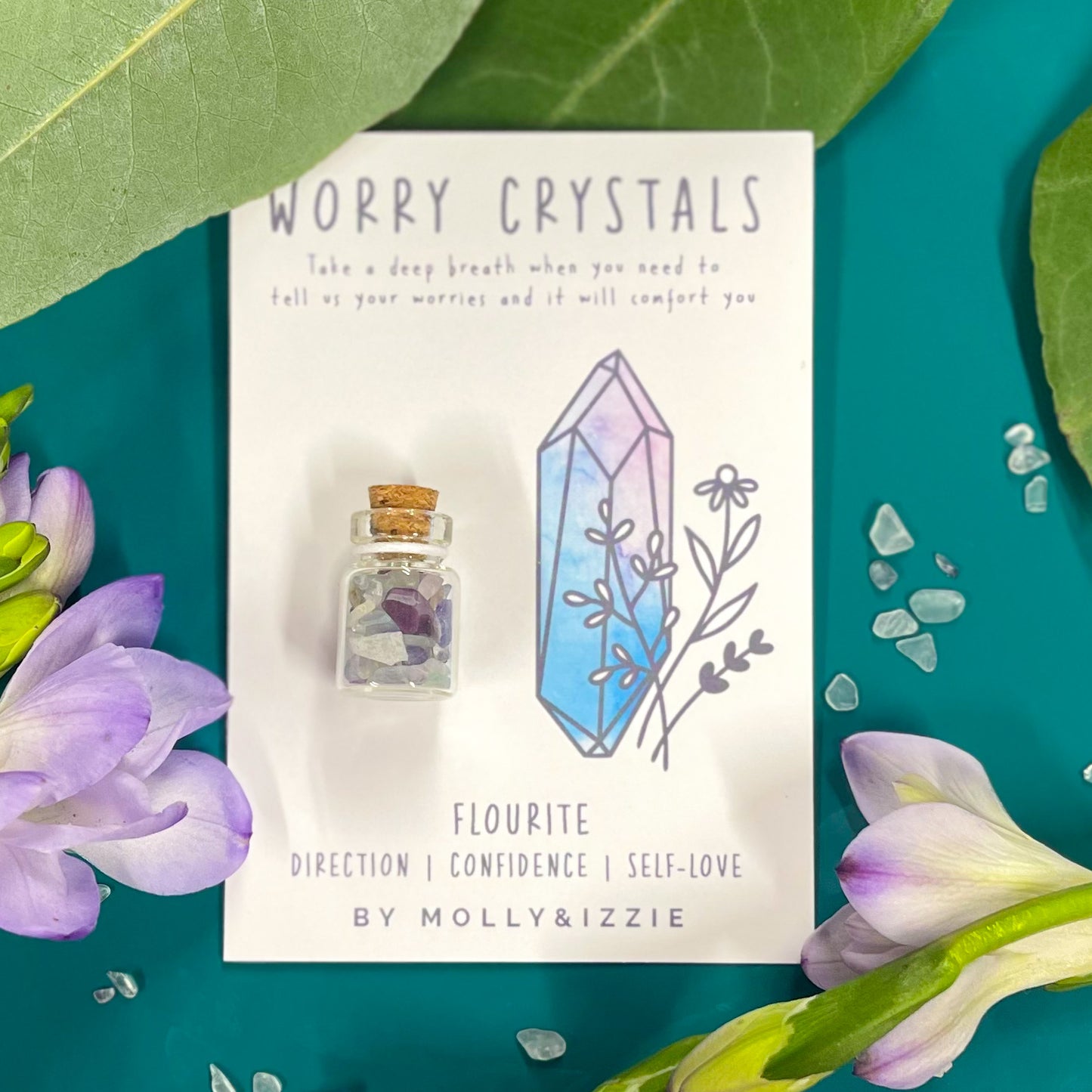 Fluorite Worry Crystals