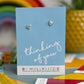 Thinking Of You - Sterling Silver Heart Earrings